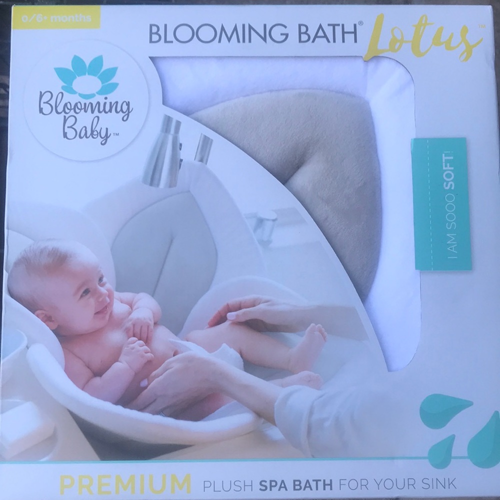 Brand new blooming baby bath lotus